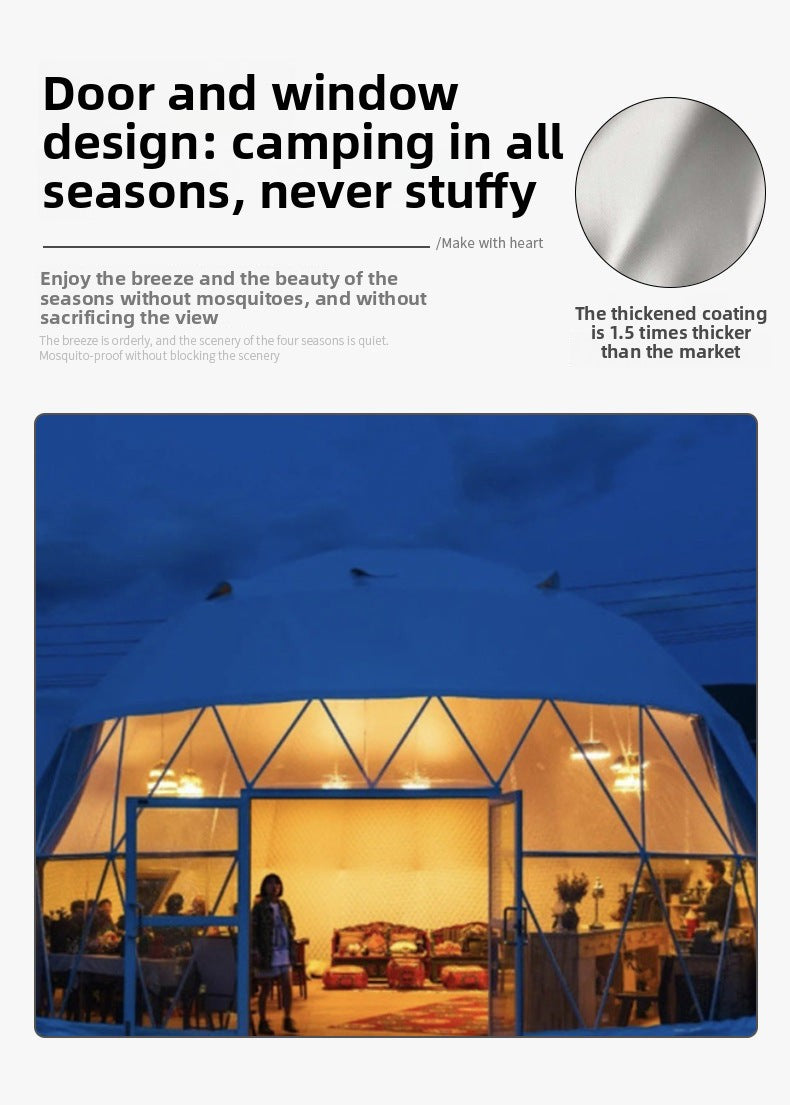 Internet Celebrity Star Hotel Spherical Tent Unique Bubble House Vacation Scenic Spot Homestay Tent Event Display Tent