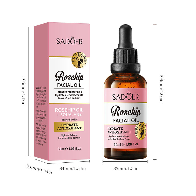 Rosehip Antioxidant Hydrating Essence SADOER Moisturizing facial essential oil cross-border foreign trade wholesale