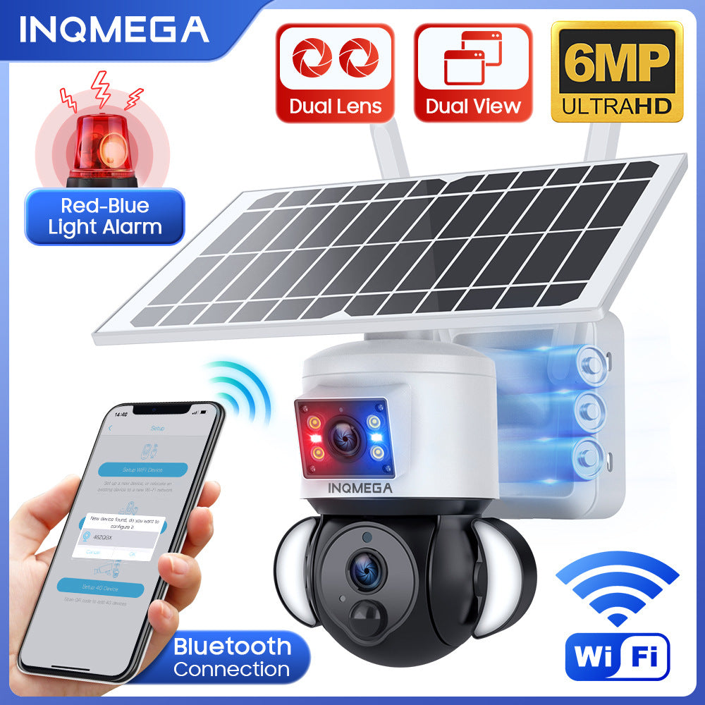Private Model4G Solar-powered Camera600Wan Camera HD Outdoor Wireless WiFi Infrared Monitoring
