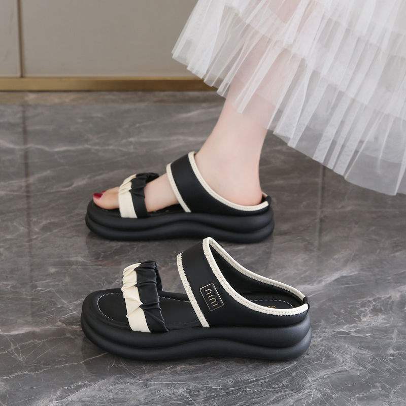 Women's French-style Sandals to Match Dress2025New Summer Versatile Open-Toe Sandals for Outdoor Wear