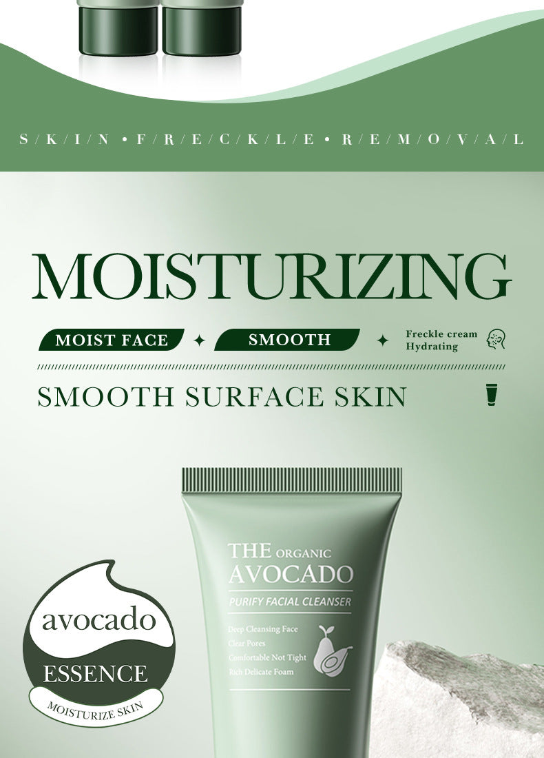 Full English Avocado Skincare Set SADOER Cleansing, moisturizing and moisturizing six-piece set  foreign trade wholesale