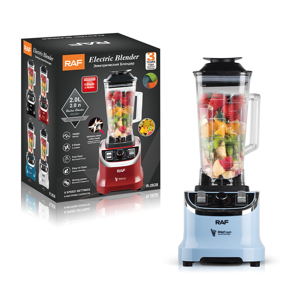 RAF European Standard Household and Commercial Smoothie Multi-Functional 5-in-1 Blender, Blender, Soy Milk, Fruit Juicer