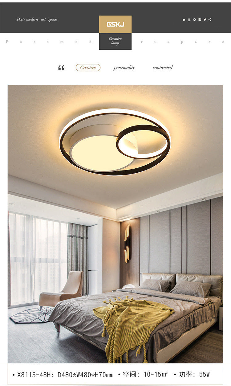 Full Spectrum Creative Nordic Master Bedroom Ceiling Light Simple Modern Home Study Light led Room Lighting Fixtures