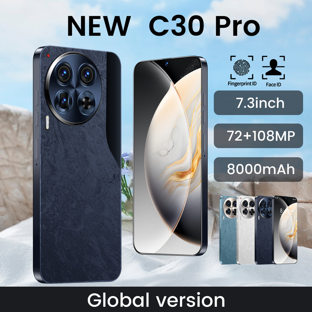 New model exclusive C30 Pro Original Smart5G Extra-large Screen Mobile Phone16+1T Overseas Version Direct Source Sale
