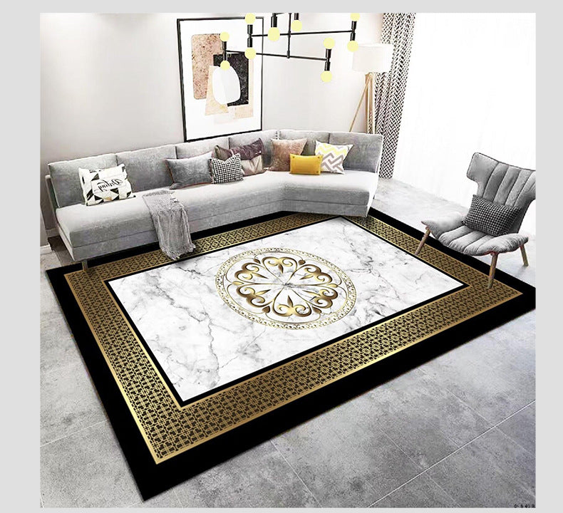 Light Luxury Living Room Carpet Sofa Coffee Table Full Carpet Home Bedroom Gray Series Dirty Resistant Mat Tapis carpet