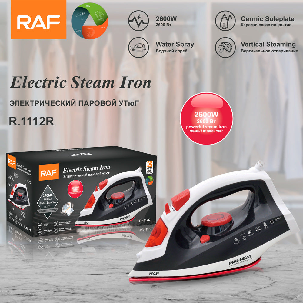 RAF EU Standard Handheld Electric Iron Household Small Portable Steam Iron Handheld Ironing Machine