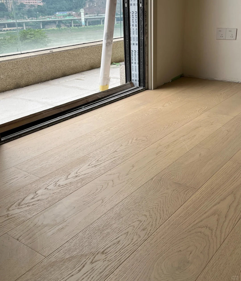 ENF Certified Oak Click Lock Three-Layer Engineered Waterproof Flooring Natural Composite Indoor Living Room Park Application