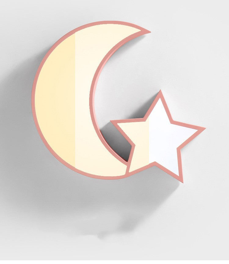 Macaron Children's Room Lighting Creative Boys and Girls Colorful Star Cloud Ceiling Light Kindergarten Bedroom Lamp