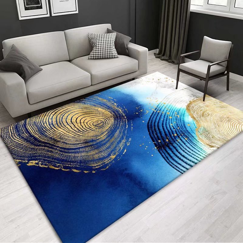 Simple Modern Minimalist Style Carpet Living Room Coffee Table Rug Bedroom Full Bedside Mat Rectangular Home Rug