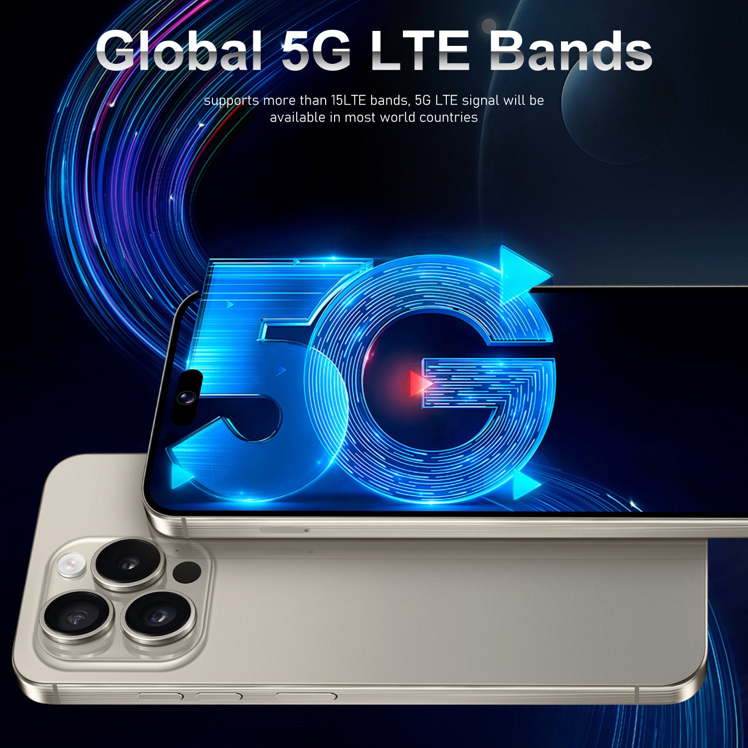 Mobile Phone i15 ProMax 7.3Large Screen 16+1T Android All-in-One Device Source Factory(Popular)