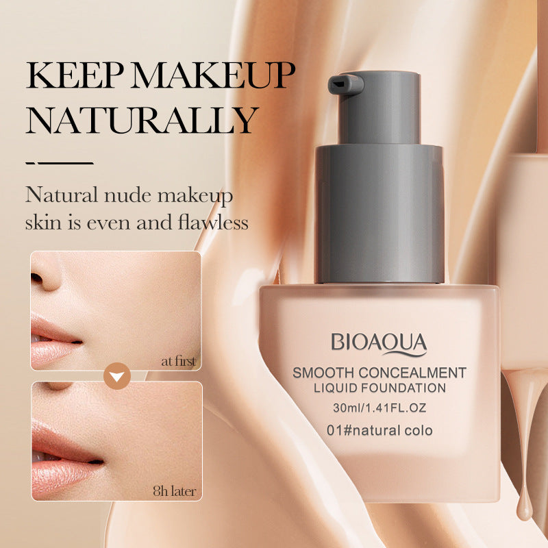 Makeup BIOAOUA Concealer Foundation Liquid Contour Lightweight Breathable Non-Cakey Cross-Border Wholesale