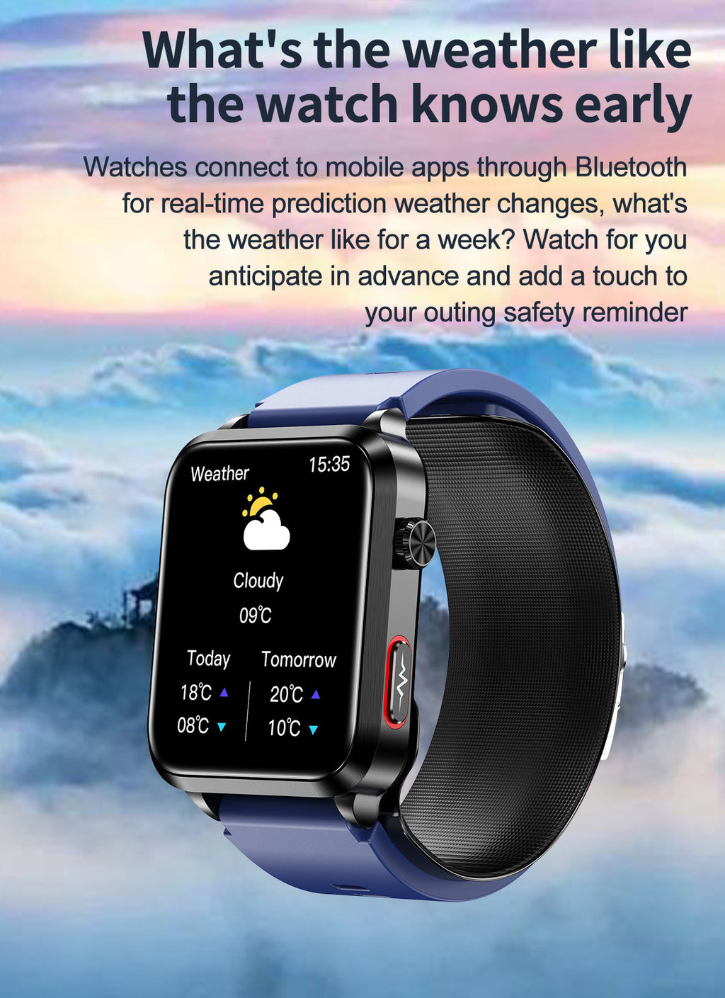 New S11Air Pump Type Precision Blood Pressure Smart Health Watch ECG Uric Acid Blood Lipid Monitoring Smart Watch