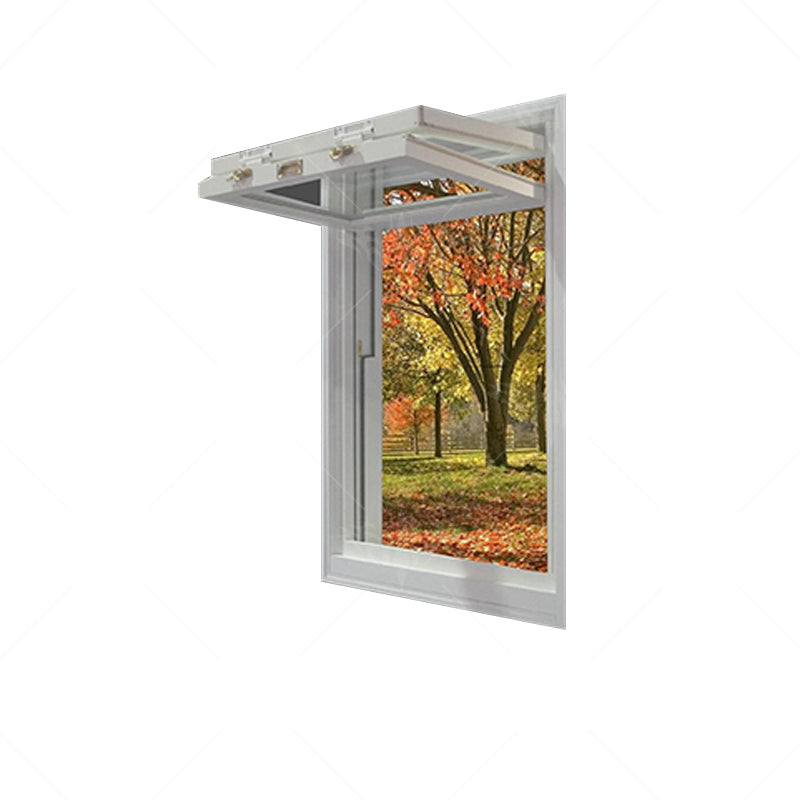 Simple Design Vertical Folding Window Tempered Glass Folding Glass Windows Bi Folding Windows