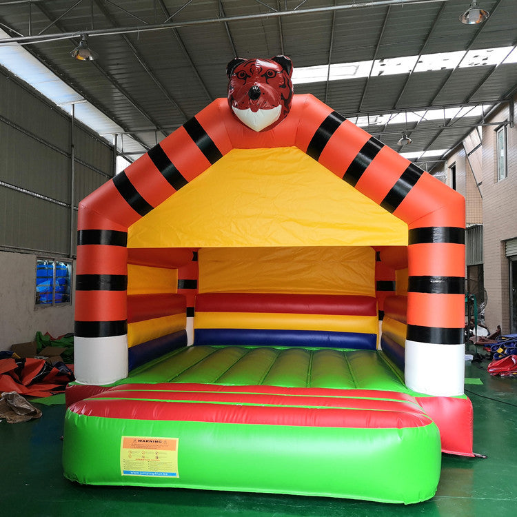 Indoor and Outdoor Small Inflatable Trampoline Jumping Bed Children's Play Castle Sports Slide Naughty Castle Toy Manufacturer