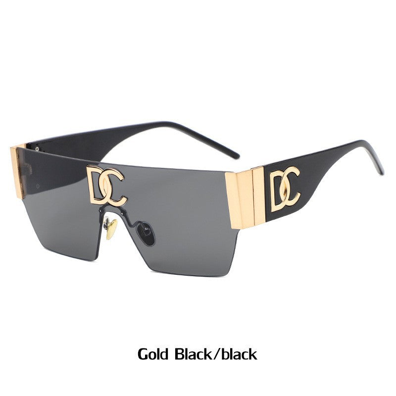 New Outdoor Cycling Sunglasses for Women, High-End Integrated Windproof Frameless Sports Sunglasses
