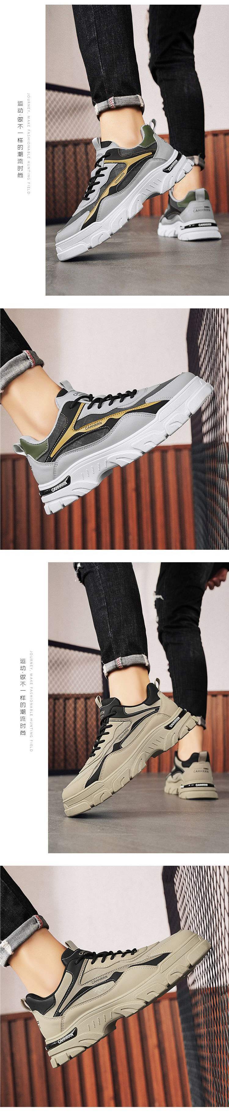 Men's Shoes2025Autumn New Men's Workwear Low-top Casual Martin Boots Men's Outdoor Sports Waterproof Workwear Shoes