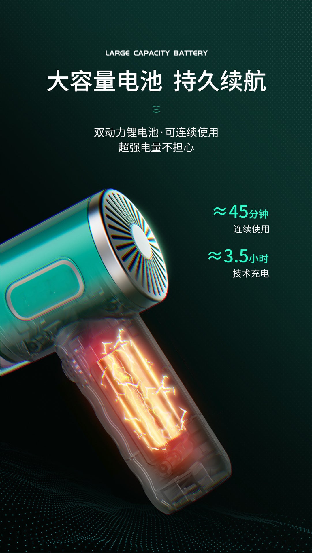 Portable Car Vacuum Cleaner Wireless Charging Handheld Car Home High Power Multifunctional Small Vacuum Cleaner