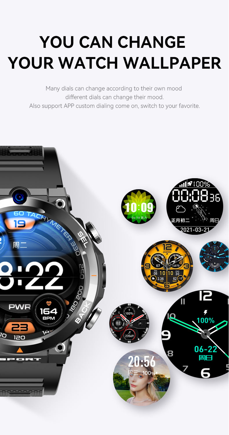 H10Smart Watch5G Full Netcom SIM Card Google Store Support APP Download Dual Camera Video Call