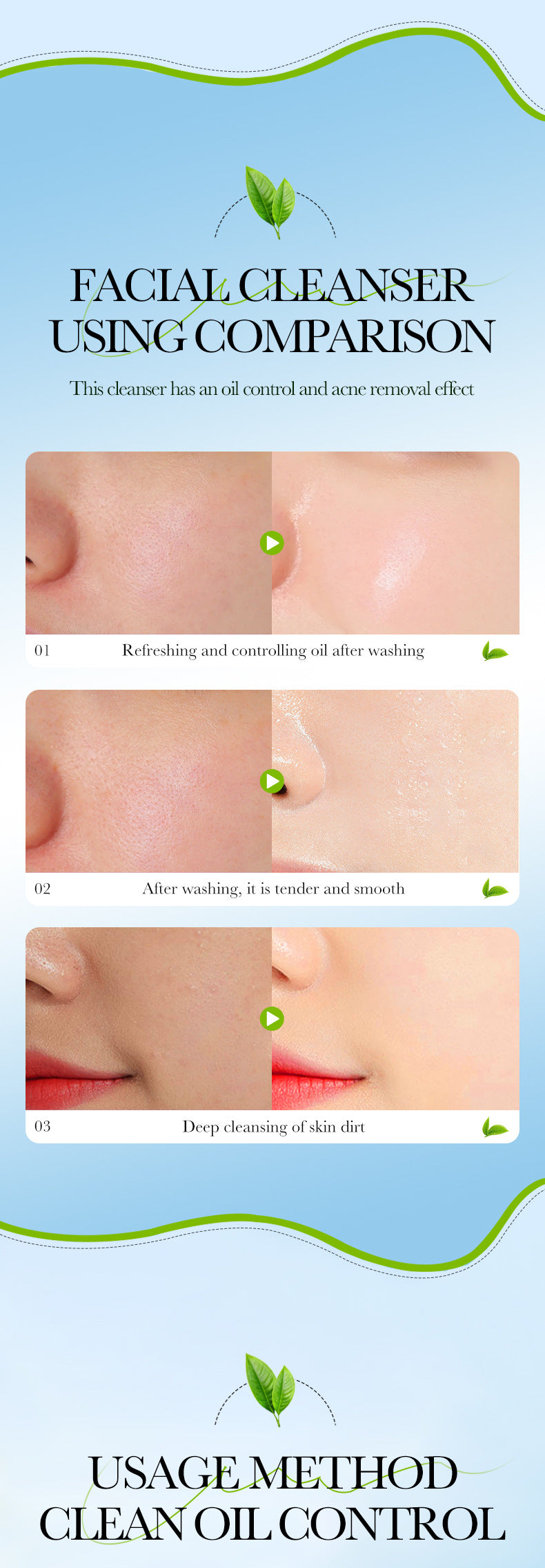 Full English Facial Cleanser150g SADOER Green Tea Cleansing Peach Moisturizing Cleanser  Wholesale