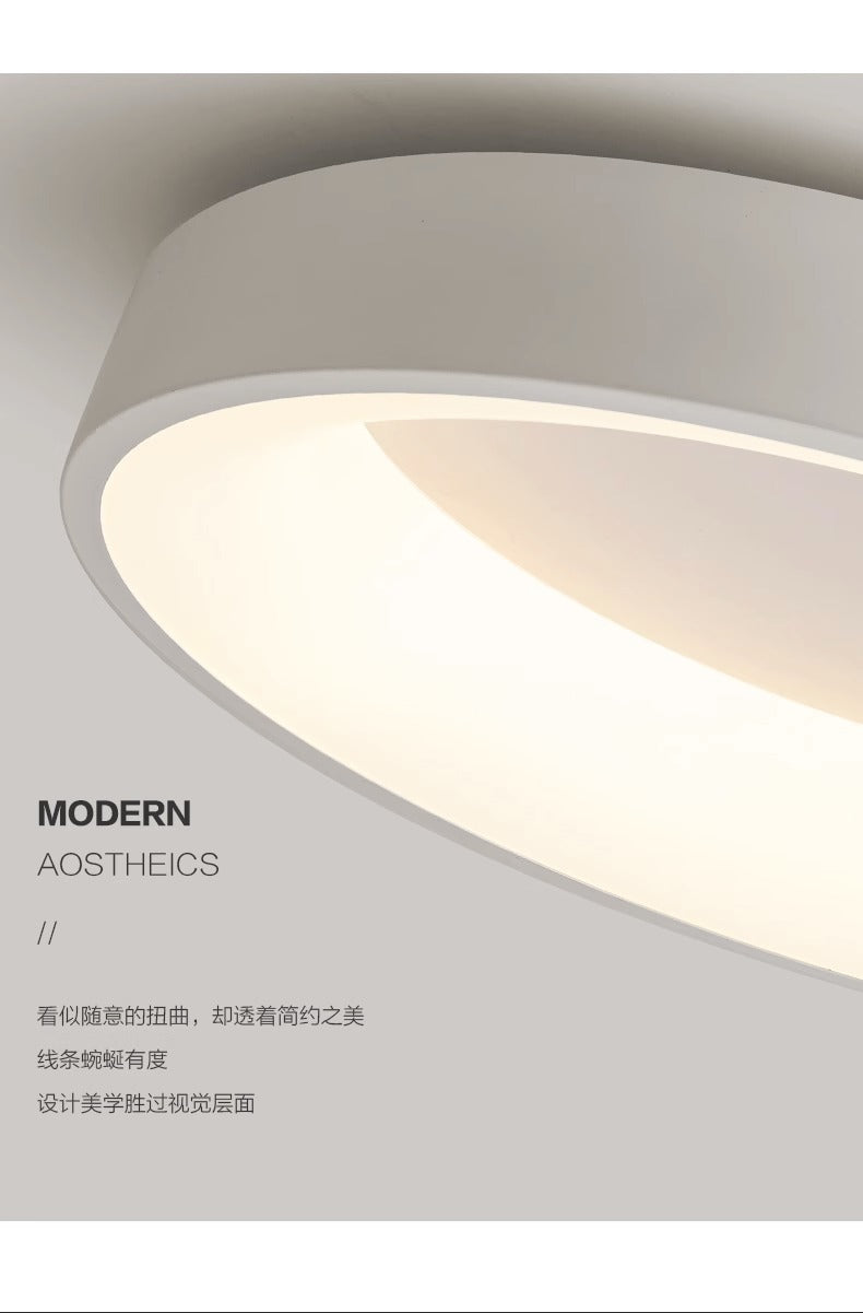 Master Bedroom Light Eye Protection Round Master Bedroom Light LED Ceiling Lamp Artistic Minimalist Full Spectrum Zhongshan Lighting Internet Celebrity Model
