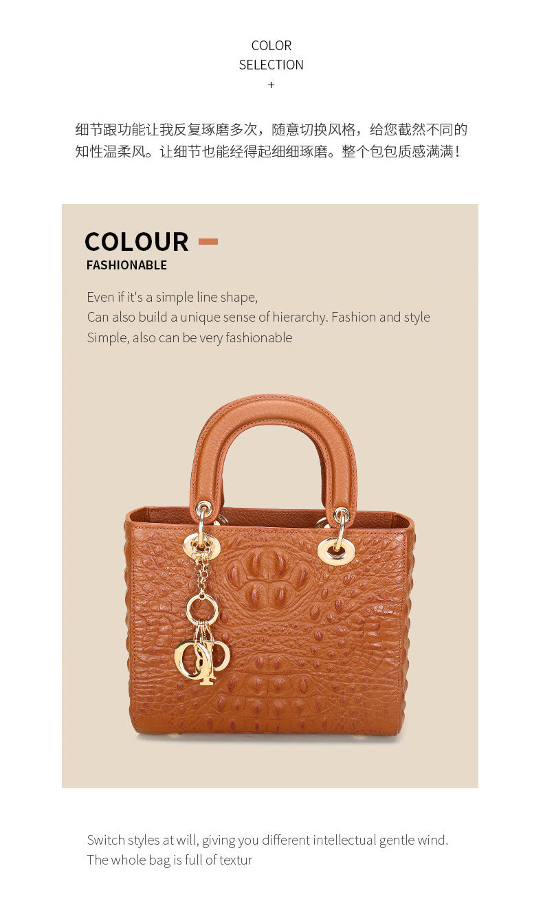 Source Factory New Fashion Classic Retro Tote Handbag Versatile Shoulder Trendy Women's Bag