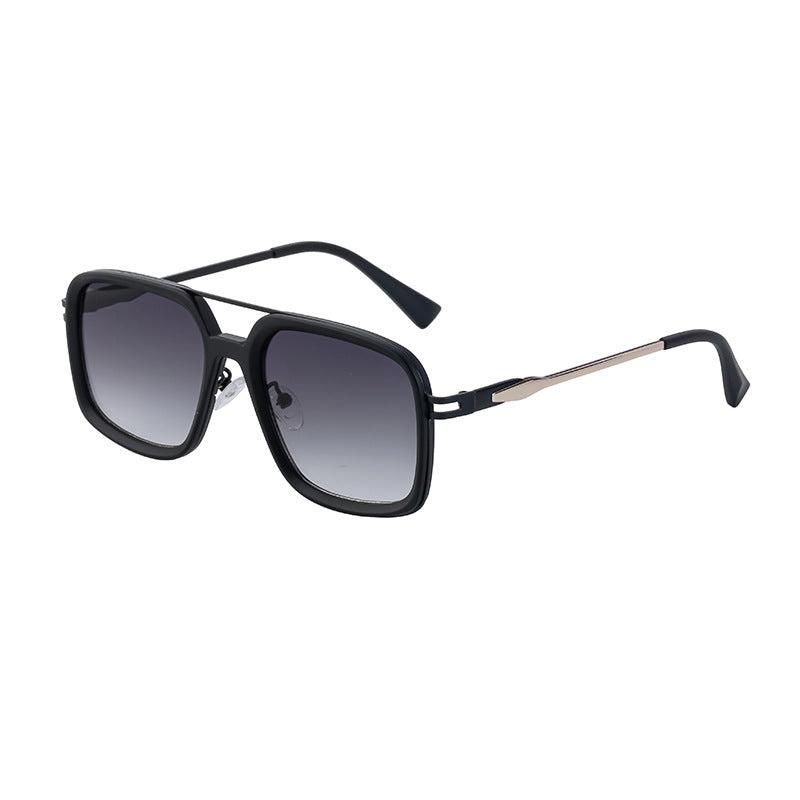 2025New style sunglasses for men with a high-end feel, vintage driving sunglasses, square frame glasses wholesale