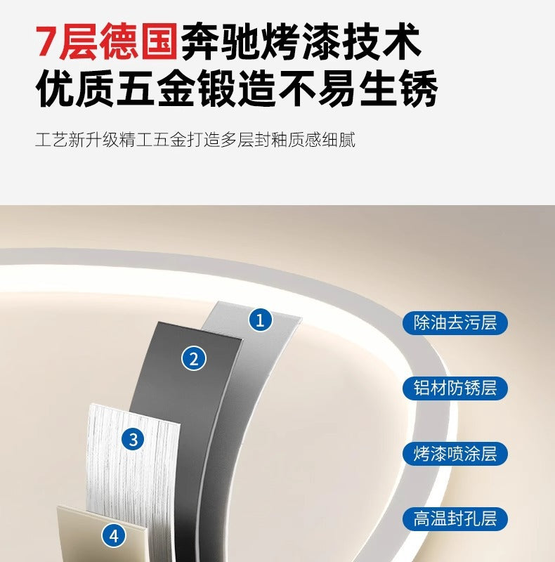 2025New Bedroom Ceiling Fan Light360Degree Rotating Airflow Energy-saving Eye Protection Cream Style Voice Control Lamp