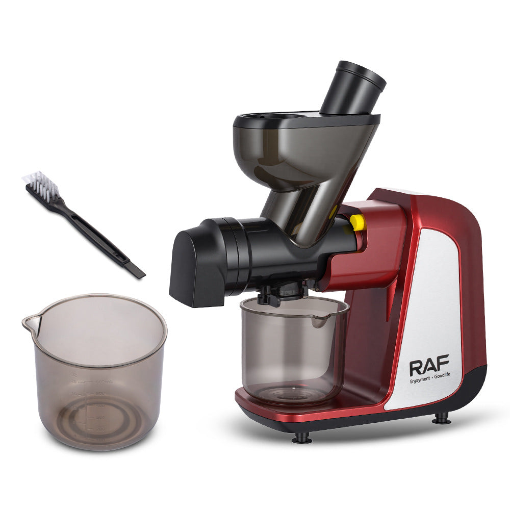 RAF European Standard Large Caliber Slow Juicer Household Fully Automatic Fruit and Vegetable Extractor Easy to Clean Multi-Functional