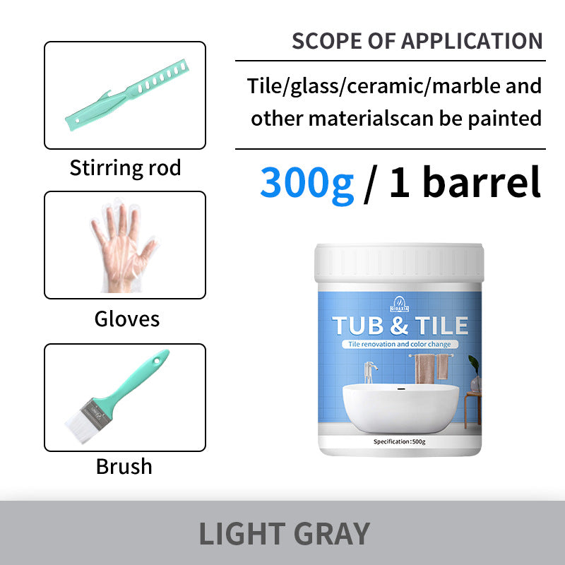 Tile Color Changing Paint Glass Ceramic Renovation Bathroom Water-Based Paint Indoor Tile Paint