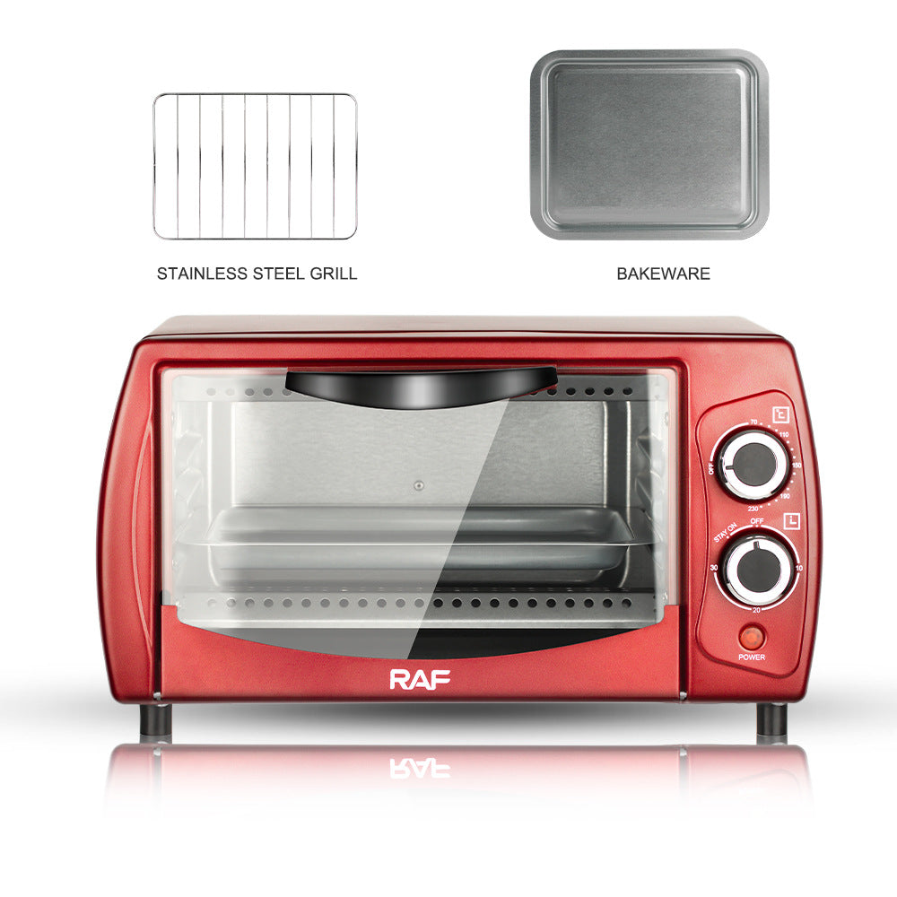 RAF European Standard Multifunctional Electric Oven for Home Use14L Mini Air Oven Multifunctional Bread and Cake Maker