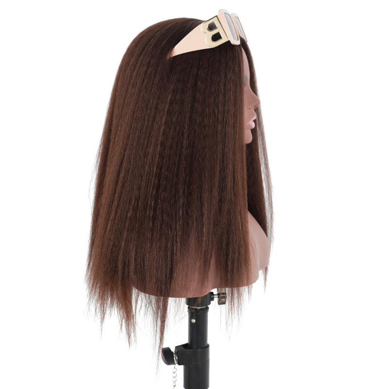 European and American Style Wig Fluffy Headband Hairband Magic Tape Wig Headband African Wig Long Wig Headband Versatile