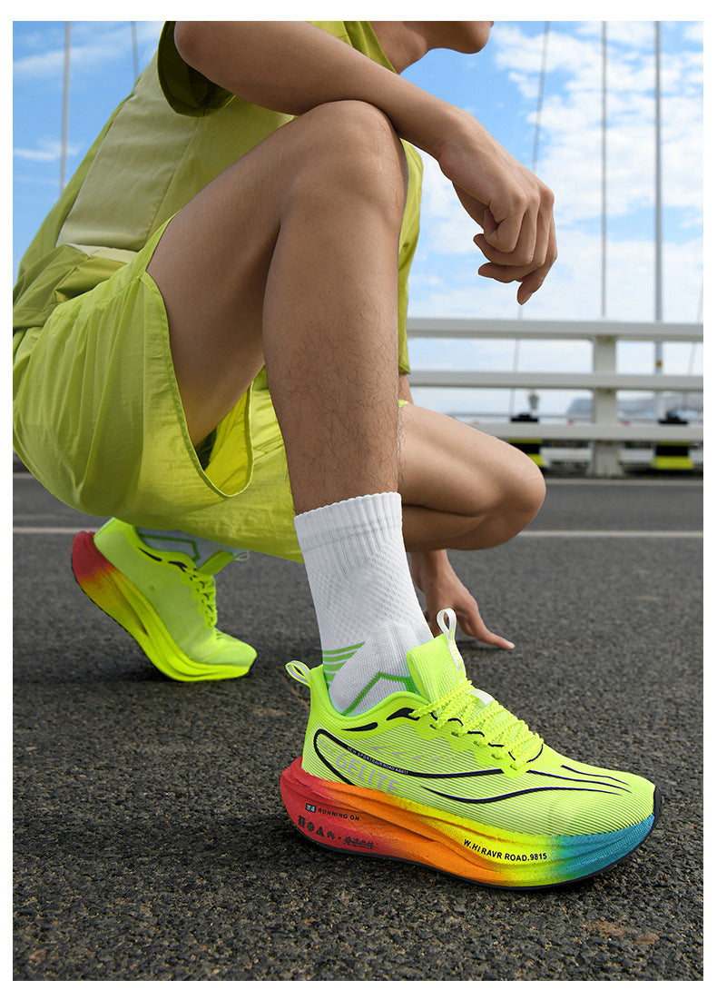 Feiteng6pro Popcorn Carbon Plate Youth Racing Running Shoes2025New casual comfortable breathable sneakers