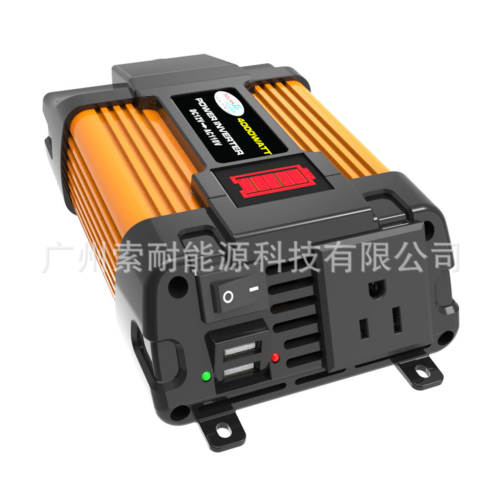 Vehicle Inverter300W/500W 12V Turn110V 220V Battery Level Indicator inverter