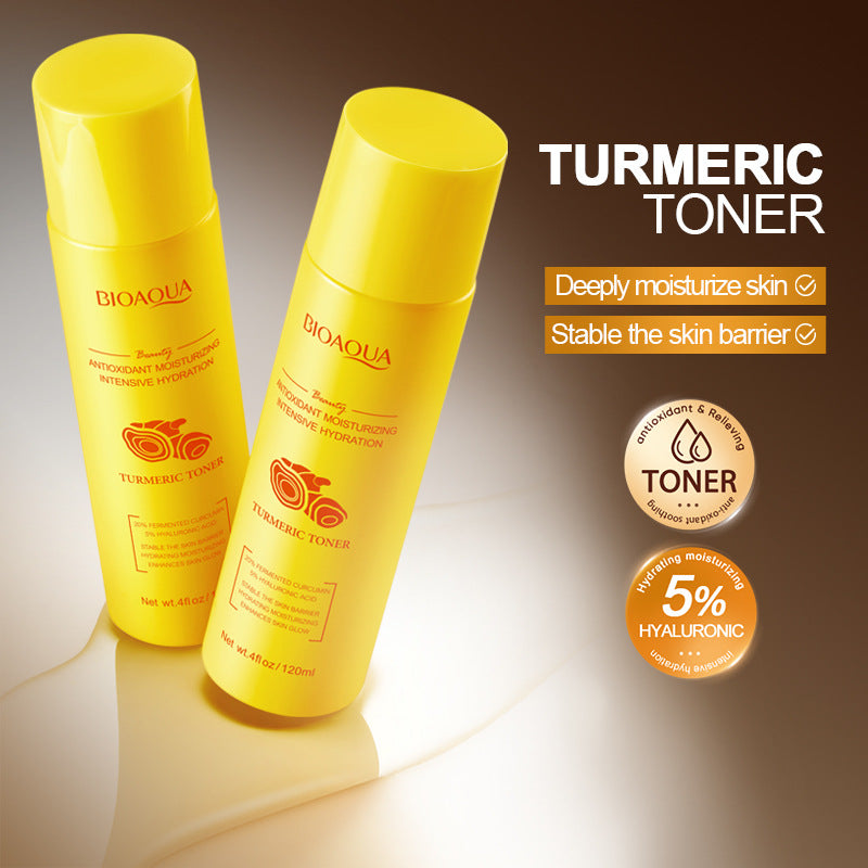 Turmeric Antioxidant Toner BIOAOUA Hydrating Moisturizing Water Cross-Border Wholesale