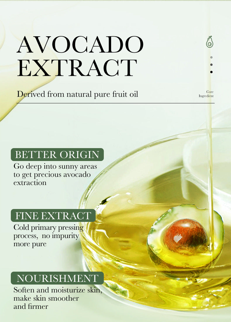 Avocado Face Cream SADOER Silky Hydrating Refreshing Non-Sticky Moisturizing Cream Cross-Border Wholesale