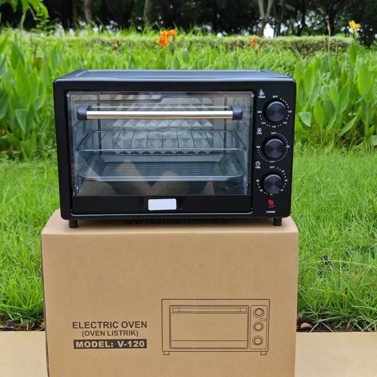 15L Oven Household Multi-Functional Small Double-Layer Baking12L Oven~48L Large Capacity Electric Air Circulation