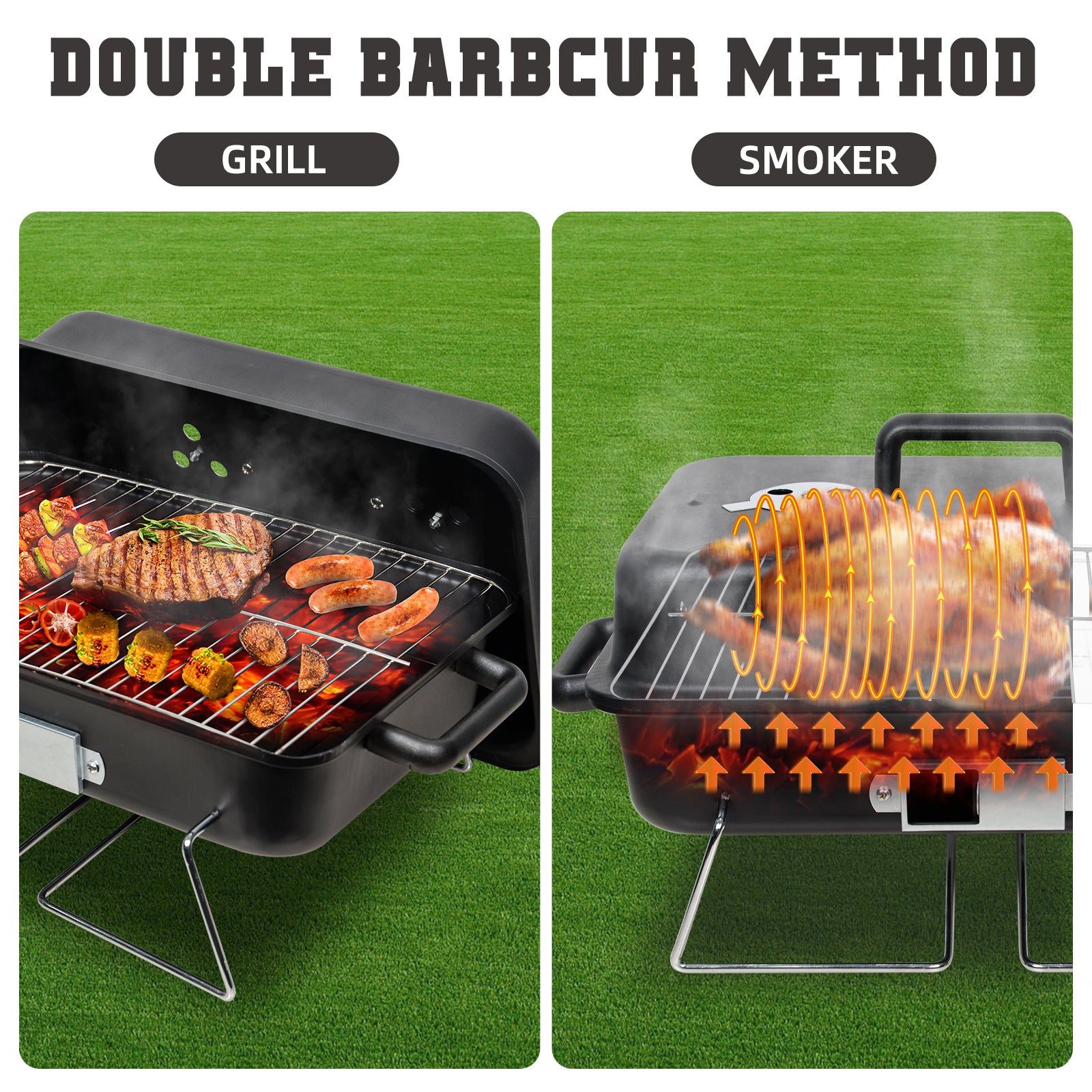 Outdoor Camping BBQ Stove, Portable Stove for Tea Brewing and Barbecue, Camping Stove, Household BBQ Rack Accessories