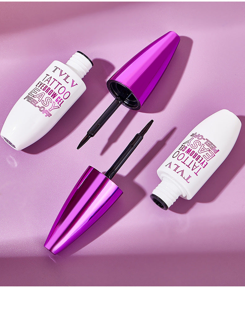 AliExpress Peel-off Eyebrow Cream Film-forming Peel-off Type Long-lasting Waterproof Sweat-proof Eyebrow Cream Packaging Makeup