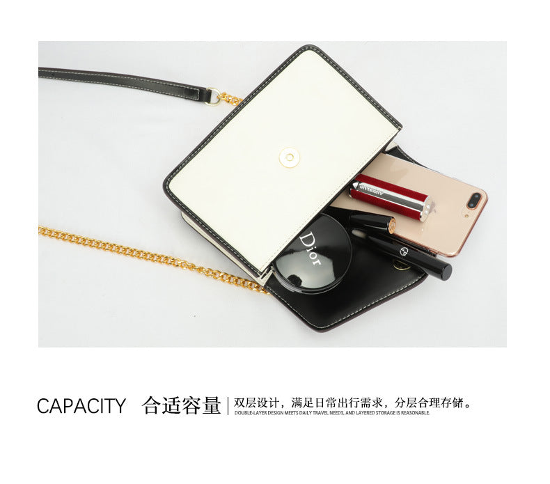 Niche Light Luxury Single Shoulder Crossbody Bag Trendy Chain Women's Bag Single Shoulder Small Square Bag Underarm Chain Bag In Stock