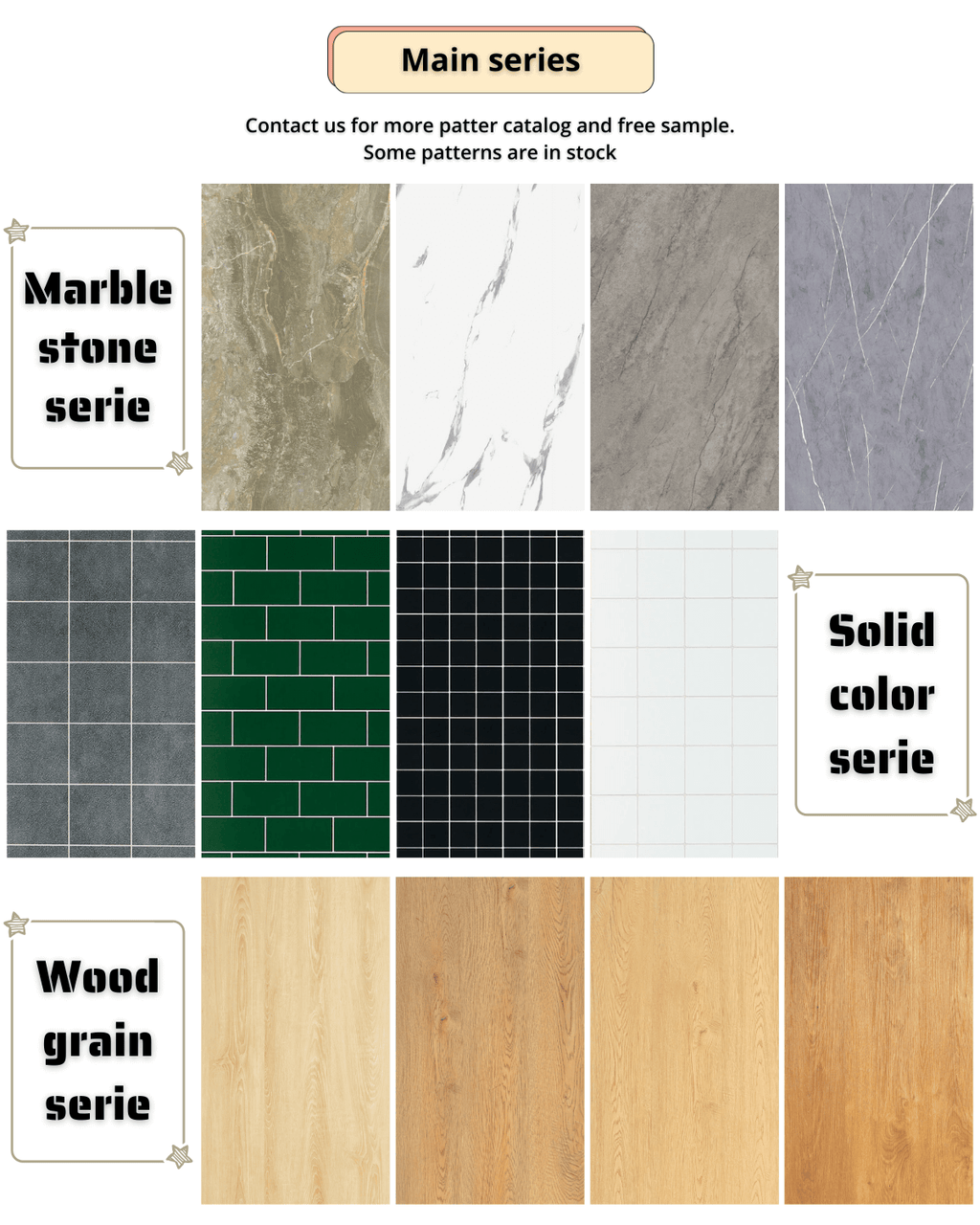 Waterproof Modern  Marble Inside Click Pvc Spc Flooring Panel