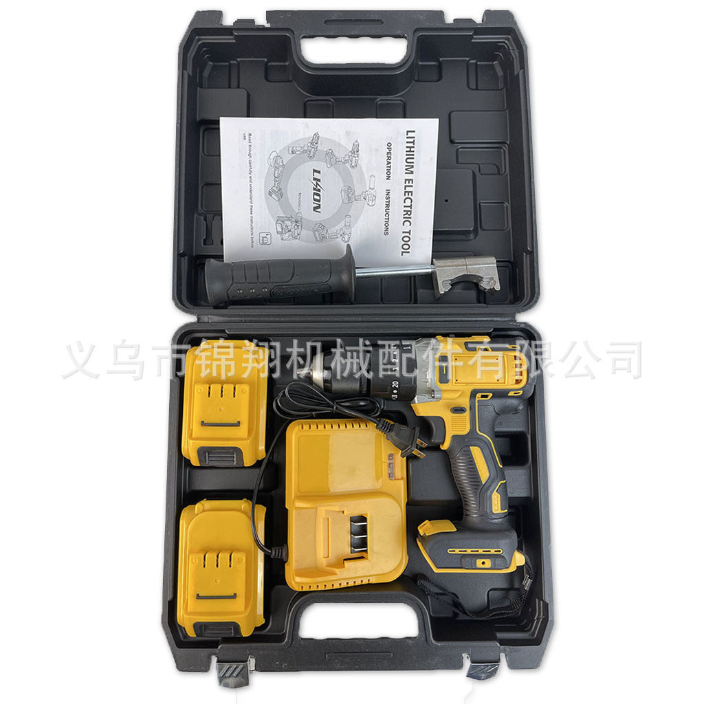 DW Source Factory791Brushless Lithium Battery Three-Function Impact High-Power Drill Set with Full Accessories