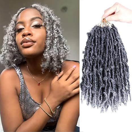 Foreign Trade Dreadlock Crochet Hair Butterfly Locs Crochet Hair Goddess Butterfly Curly Wig