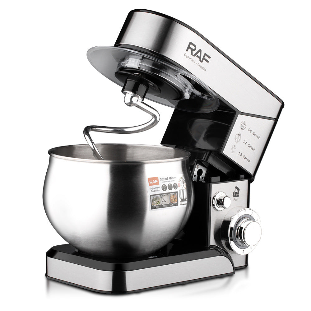 RAF European Standard Kitchen Machine6.8L Automatic Household Small Multi-Functional Dough Mixer for Beating Egg Liquid and Kneading Dough