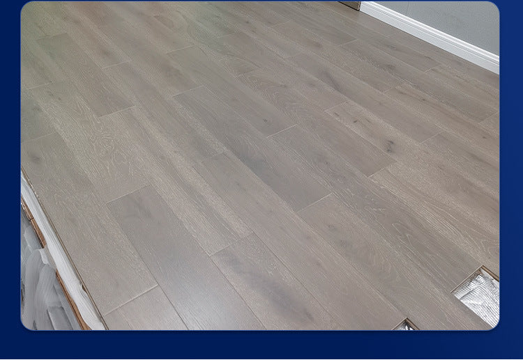 In-stock Solid Oak Flooring from Source Scar Modification Hand Scratch Pattern Original Wood Floor Solid Wood with Dragon Bone Design