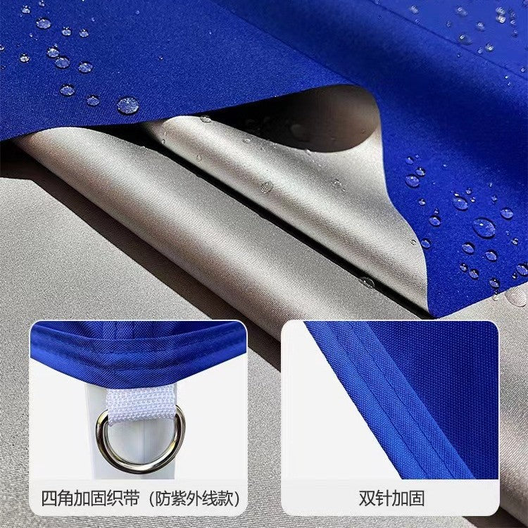 Outdoor Advertising Tent Sunshade Retractable Folding Printed Waterproof Canopy Four-Corner Large Umbrella Stall Tent Four-Legged Rain Shelter