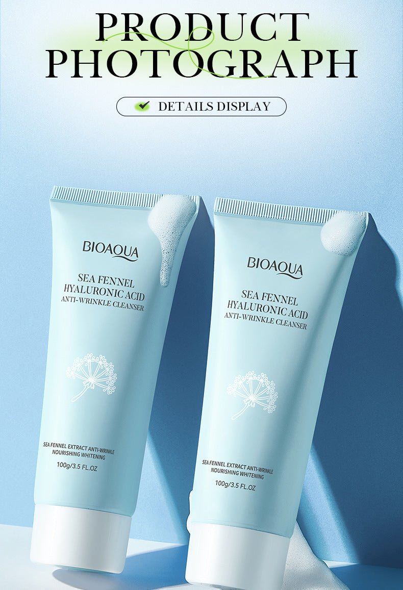 Sea Fennel Hyaluronic Acid Skin Care Set  BIOAOUA Moisturizing Five-Piece Set Cross-Border Wholesale