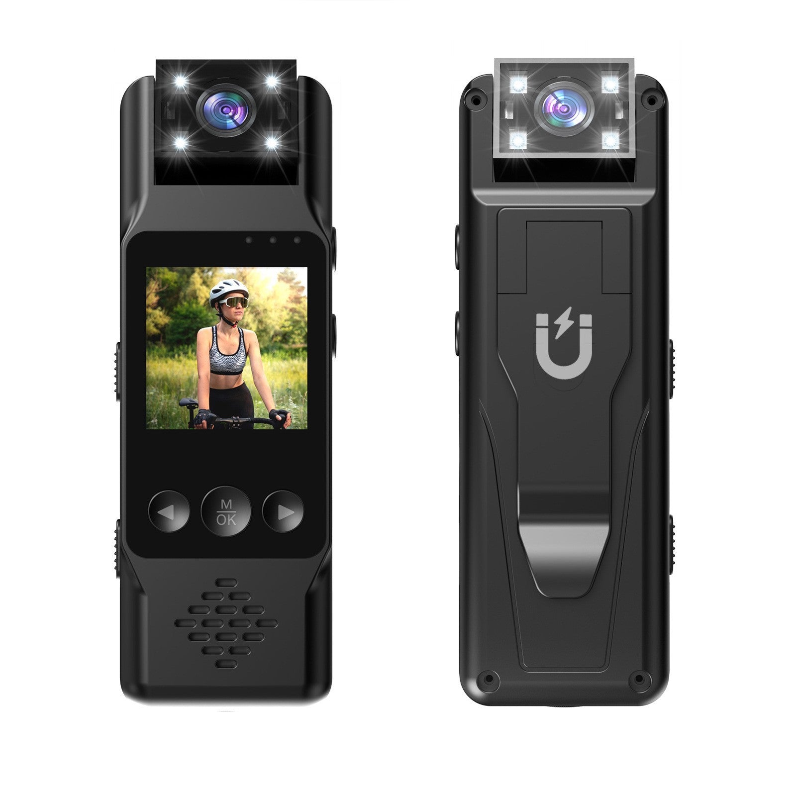 Hot-selling Law Enforcement Recorder Infrared Night Vision HD Camera Audio and Video Recording Clip-on Conference Record