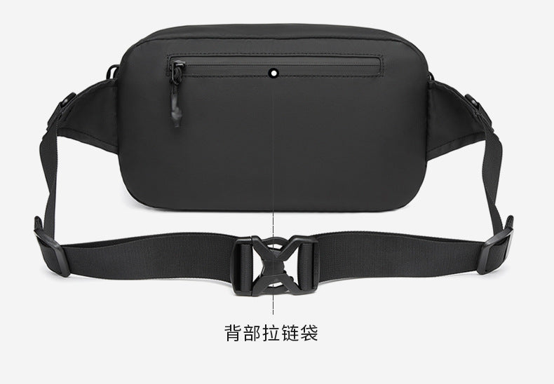 Men's Waist Bag Trendy Brand Crossbody Bag High-end Chest Bag Multi-functional Outdoor Portable Waterproof Men's Shoulder Bag