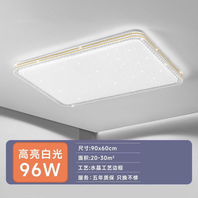 led Ceiling Lamp Master Bedroom Lamp Simple Modern Living Room Lamp Round Room Study Romantic Starry Sky Light Fixture
