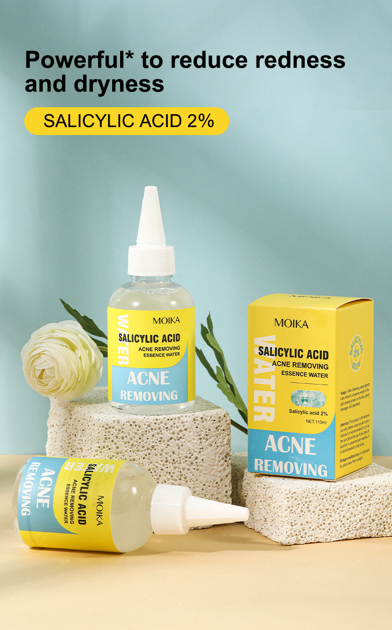 In Stock Full Salicylic Acid Acne Treatment Skin Care Essence Acne Scar Removal Pore Minimizing Toner